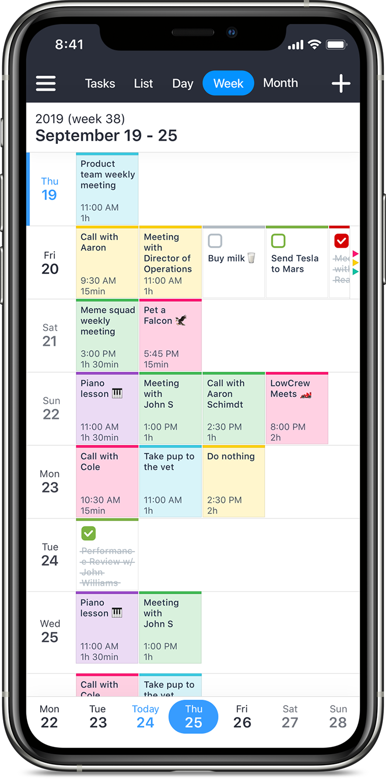Weekly Calendar App Mac